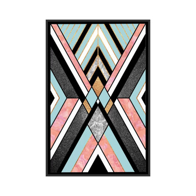 Geo i, impression sur toile tendue