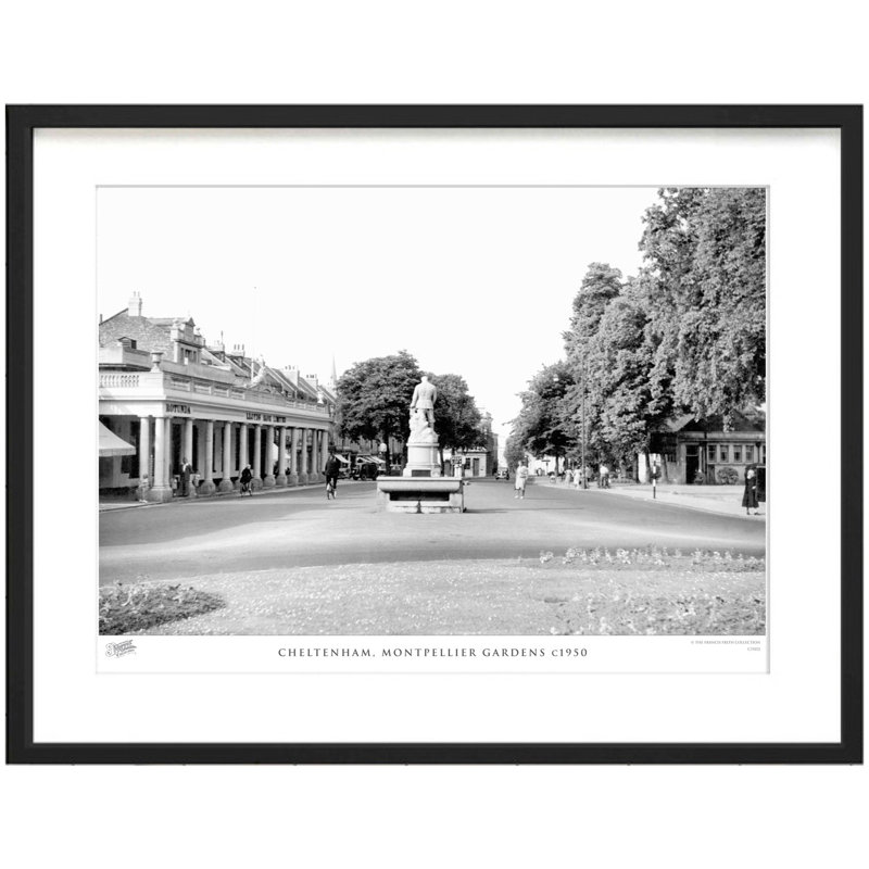 Cheltenham, Montpellier Gardens C1950 by Francis Frith - Single Picture Frame Print, 40cm H x 50cm W x 2.3cm D