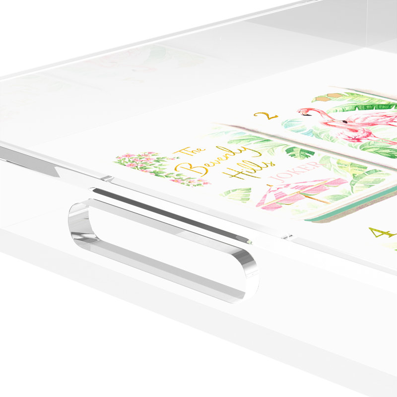 Decorative Tray, 2" H x 18" W x 18" D