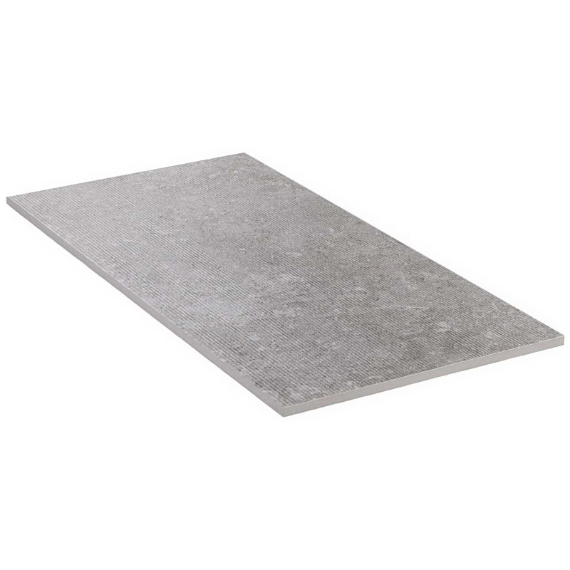 New Rock 12x24 Matte Porcelain Tile, Fossil Dark Gray
