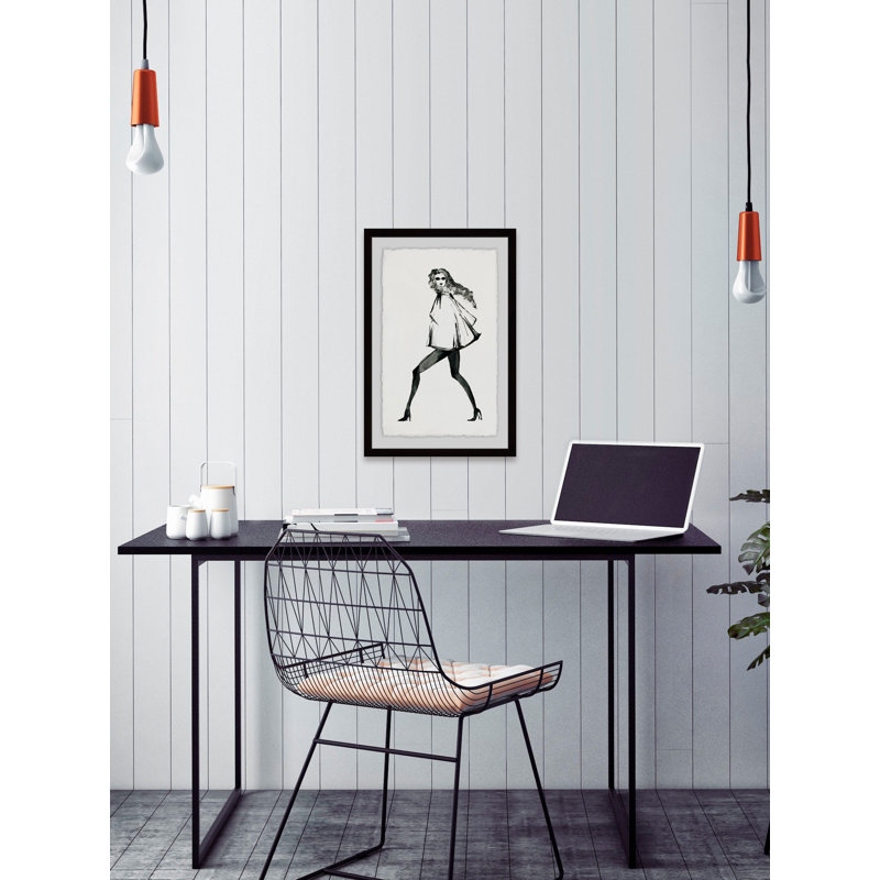 « ny entretoise », reproduction de peinture à l’aquarelle encadrée, H 36 po x l 24 po