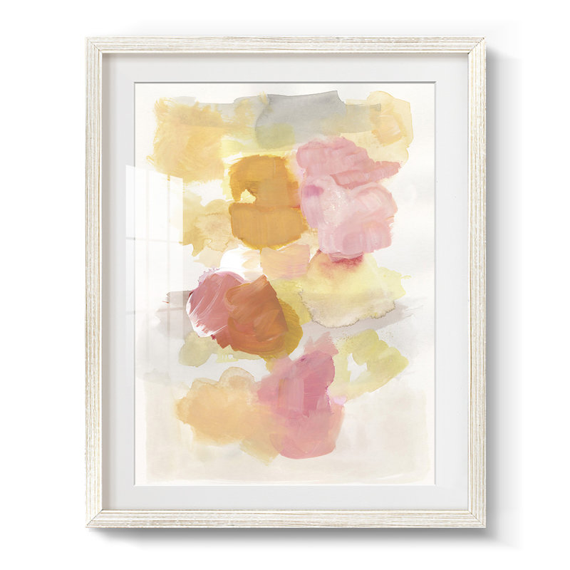 Warm Petals II - Impression encadrée, H 28,5 po x l 20,5 po, Blanc