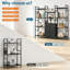142cm H Metal Book Cabinet Bookcase-1010777034