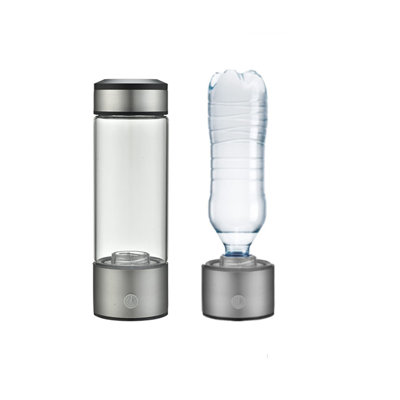 Water Bottle Portable Hydrogen Water Generator With SPE And Pem Technology Rechargeable Portable Glass Hydrogen Water Generator Bottle