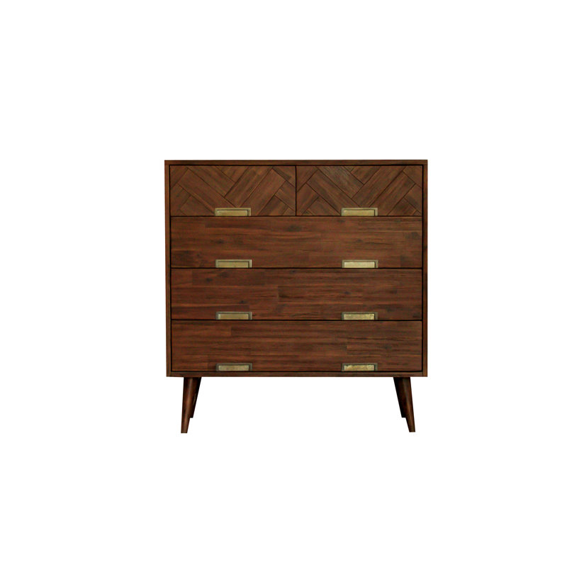 Wilmot Solid Wood 100 cm W Chest of 6 Drawers
