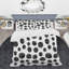 Black Microfiber 2 Piece Duvet Cover Set-494544738