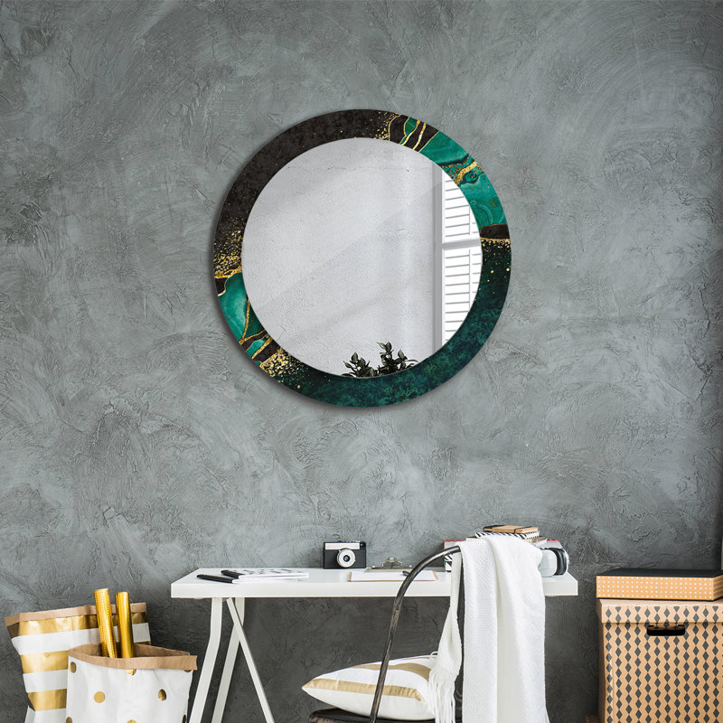 Huldar Glass Flat Wall Mirror
