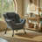 Lazy Chair, Modern Comfy Lounge Accent Chair, Large Sofa Armchair With A Side Pocket, Leisure Reading Chair For Bedroom, Living Room, Dorm, Gray-1675750224