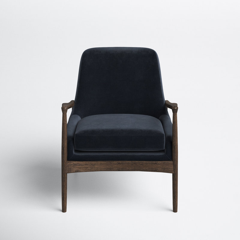 Ersa Upholstered Armchair, Modern Performance Velvet