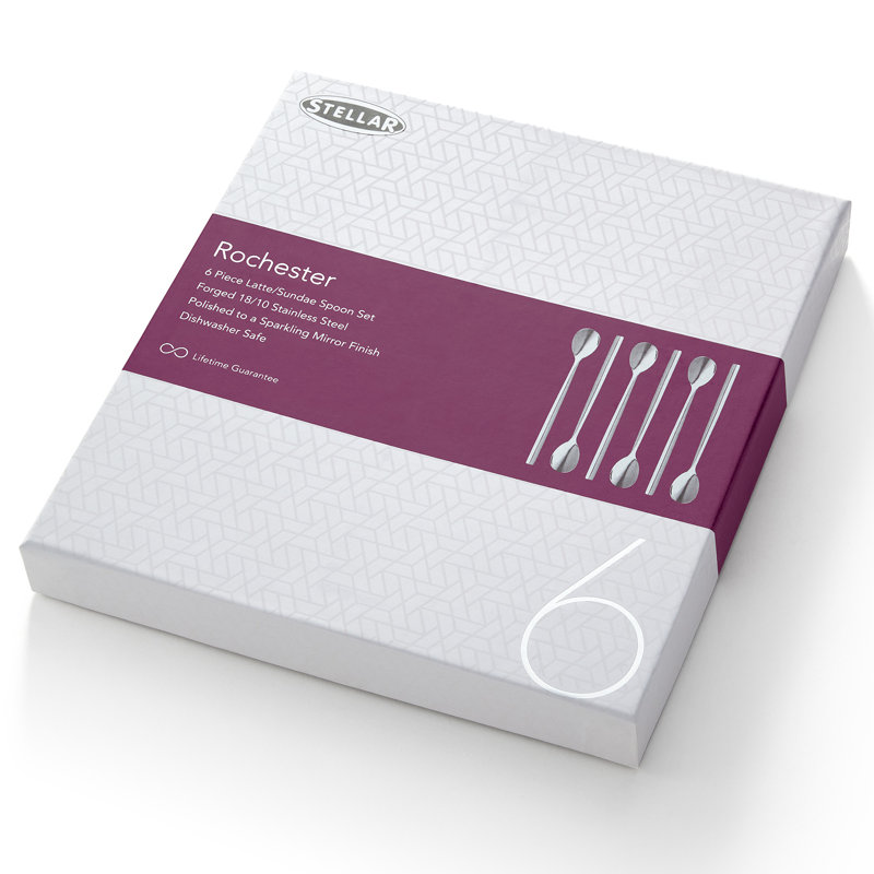 Rochester BL46 6 Piece 18/10 Stainless Steel Cutlery Set, Service for 6