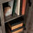 File Credenza With Adjustable Shelf, Brown Finish