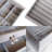 Stackable Clear Acrylic Velvet Jewellery Storage Box With 3 Drawers-1390751503