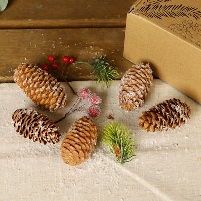 Wood Berry Arrangement in Pot