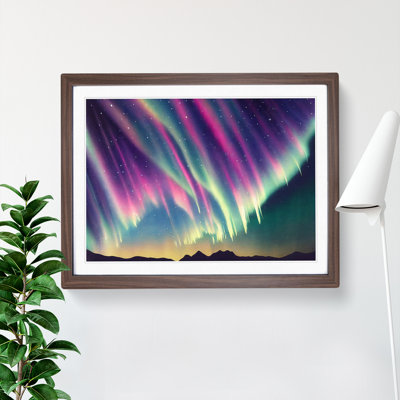 Watercolour Aurora Borealis Vol.5 - Single Picture Frame Print