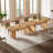 63-Inch Solid Wood Kitchen Dining Table for 4-6