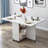 Folding Drop Leaf Dining Table With 6 Wheels And 2-Layer Storage Shelf, Space Saving Table For Small Spaces, 47.2 Inch D X 23.6 Inch W X 30.3 Inch H, White