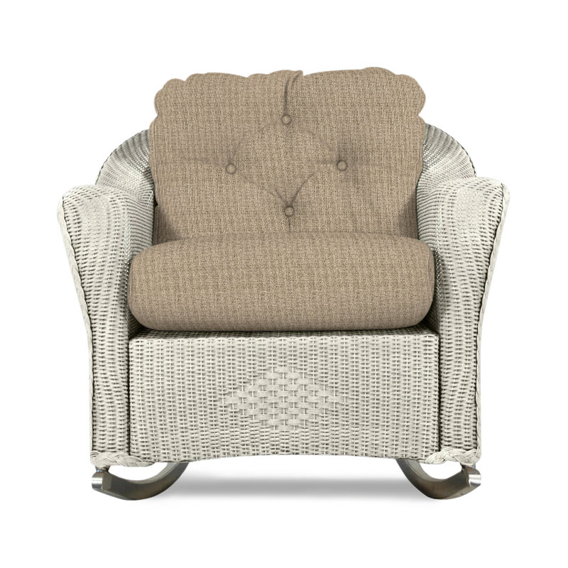 Reflections Outdoor Rocker Chair, Beach Navy, Linen