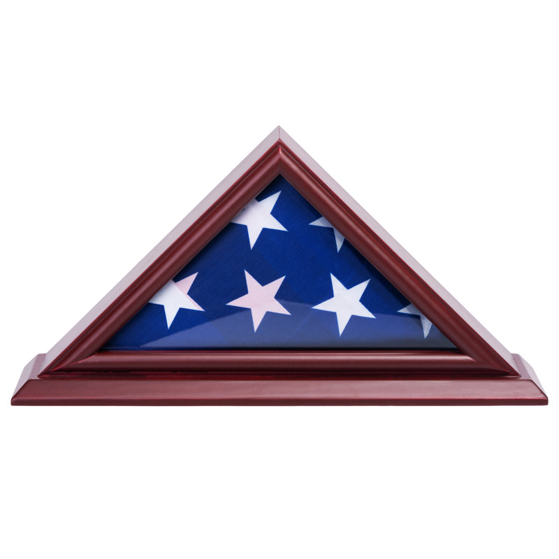 8.5'' H x 17.5'' W Wood Display Cases