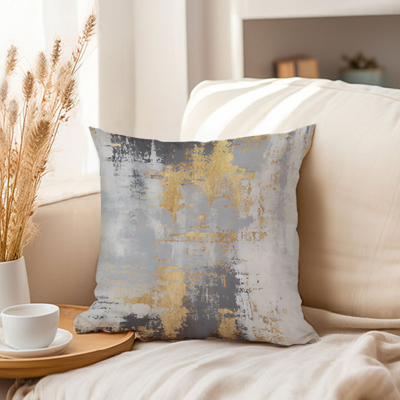 Abstract Pillow Cover, 16"H x 16"W