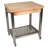 Cucina Prep Table with Butcher Block Top-501146-501126