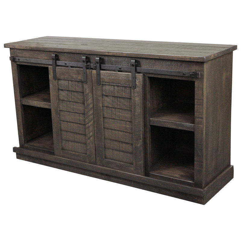 Brizendine Media Console, Rustic Driftwood