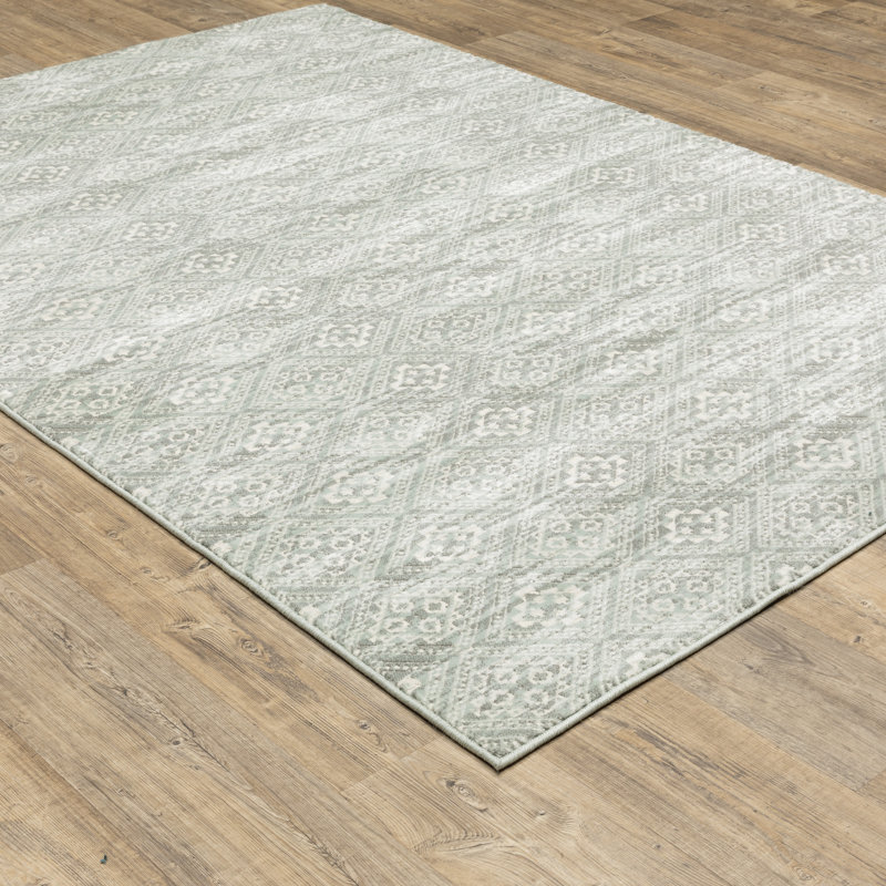Manvel Geometric Indoor Rug, Rectangle 9'10" x 12'10"