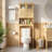 Over The Toilet Storage Cabinet with Double Doors and Adjustable Shelf-1511486527