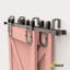 Ensemble de quincaillerie à deux portes noires à double rail-1309057262