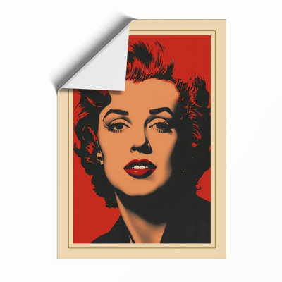 Icon In Red Pop Art - Print