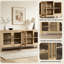 Buffet en bois massif 77,95 po American Rustic