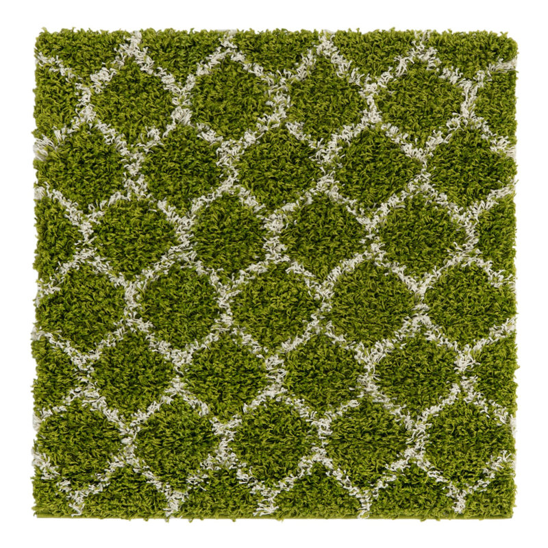 Geometric Indoor Rug, Square 3'3"