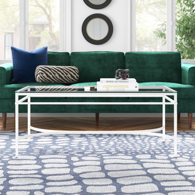 Genevieve Glass Top Coffee Table