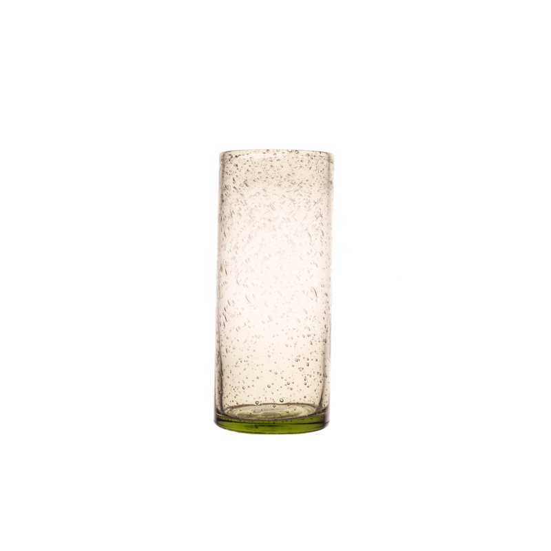 Solano Glass Table Vase, Green