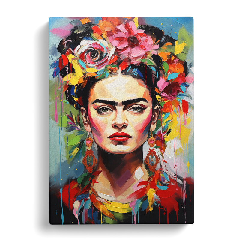 Frida Kahlo Expressionism - Wrapped Canvas, 76cm H x 50cm W x 3cm D