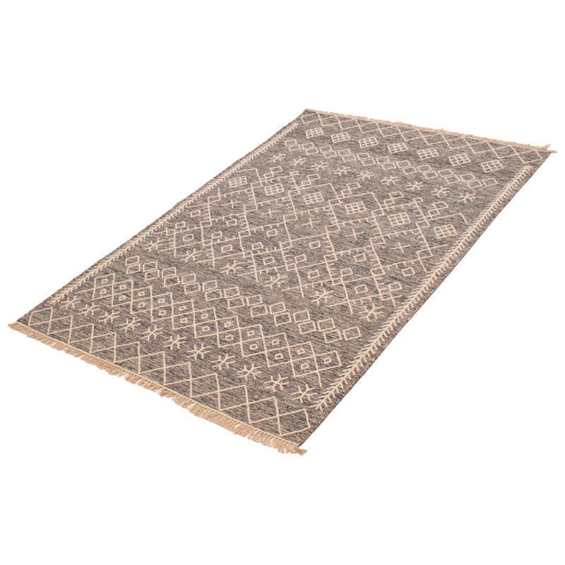 Kilim gris Marrakech 5 pi 1 po x 8 pi 0 po