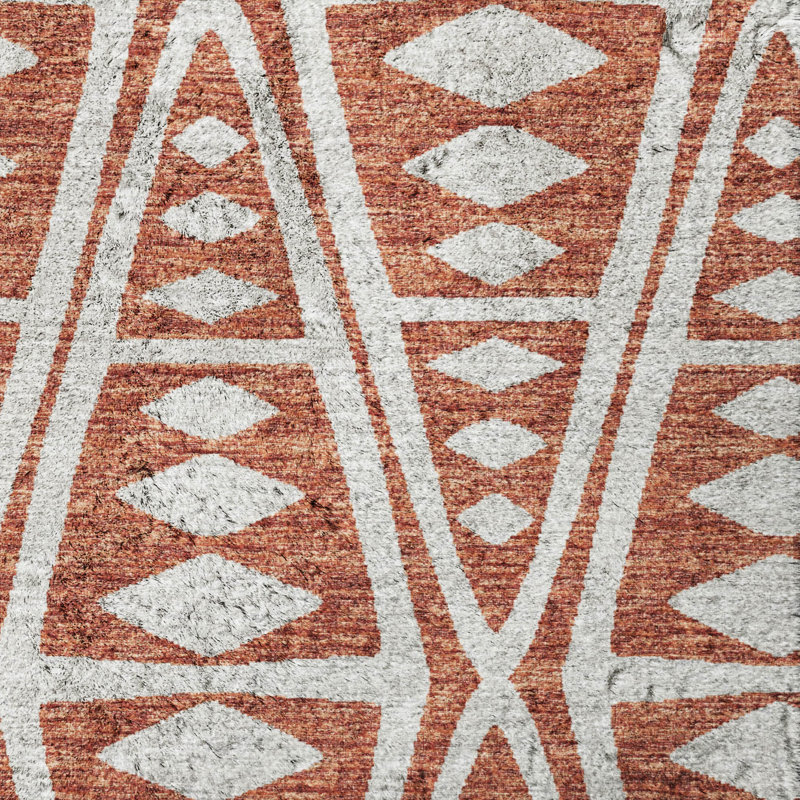 Premium Machine Washable Dream Shag ADS112 Boho Rug, Canyon, 9' x 12'