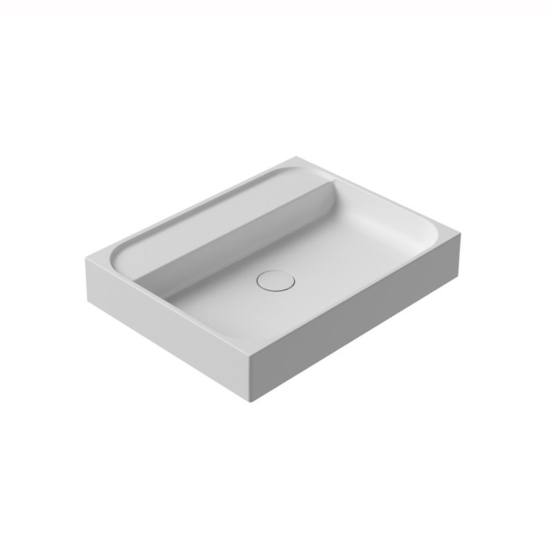 Unit Plus 23.6'' L Bathroom Sink, No Hole
