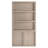 Savin 67.5"H 5-Tier MDF Tall Rectangular Bookcase in Alder White-111461615