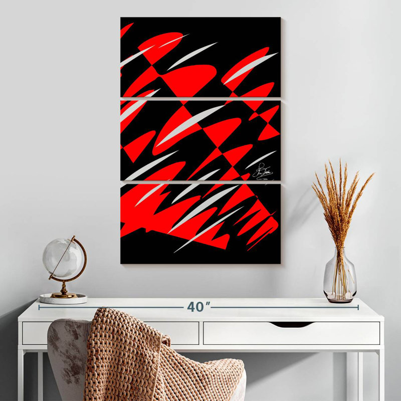Avery Reflections Red, 23" H x 14" W