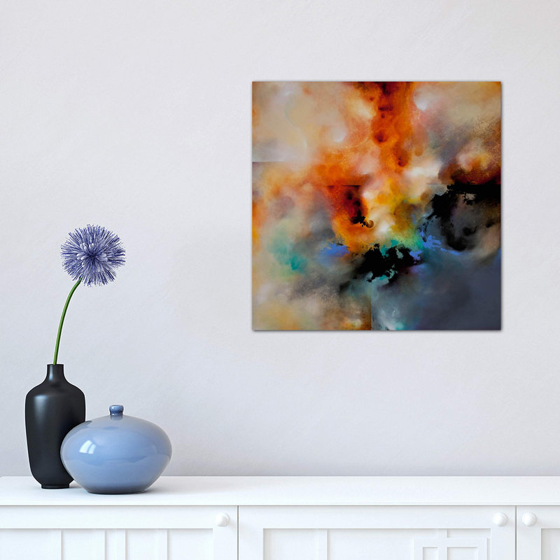 Magic Sky by CH Studios - Painting on Canvas, 30.48 cm H x 30.48 cm W, No Frame