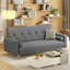 Tufted 3 Seater Sofa Bed-10360754