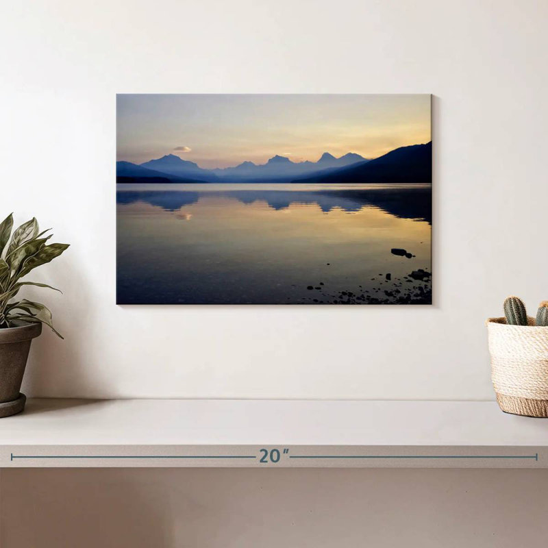 Alvord Glacier Park, lac Sunset, H 8 po x l 12 po