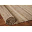 Tapis crème / brun en laine noué à la main de conception unique 4 pi 4 po x 6 pi 4 po New Age