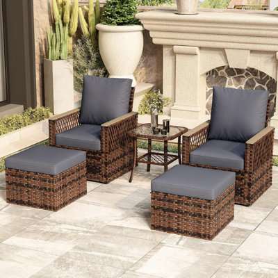 5 Pieces Patio Furniture Set