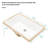 Rectangular White Ceramic Undermount Bathroom Sink 21X13 Inches, Modern Classic Design, Stain European Inspired Easy To Maintain