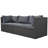 Outdoor Patio Rectangle Daybed With Retractable Canopy-2025866257