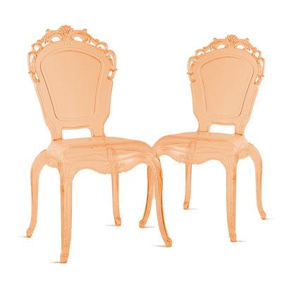 Gittel Clear Acrylic Dining Chair (set Of 2)