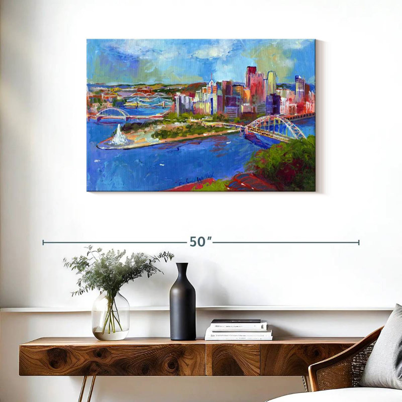 Nicci Pittsburgh, 24" H x 36" W