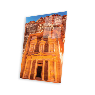 " Treasury Built By The Nabataens, Siq, Petra, Jordan " by William Perry