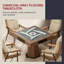 Solid wood Square Automatic Mahjong Table for Chinese Rules